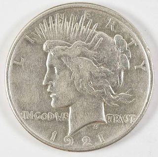 1921 Peace Silver Dollar VF