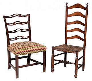 Two Pennsylvania Period Side Chairs