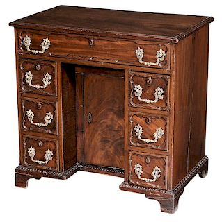 Chippendale Style Figured Mahogany