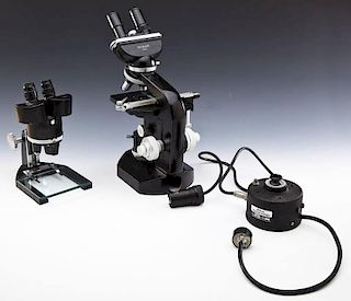 2 Microscopes & Transformer Nikon & Spencer