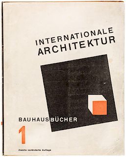 WALTER GROPIUS, BAUHAUSBUECHER 1: INTERNATIONALE ARCHTEKTUR, 1925