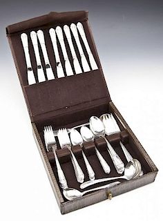 46 Pcs State House Sterling Inaugural Flatware