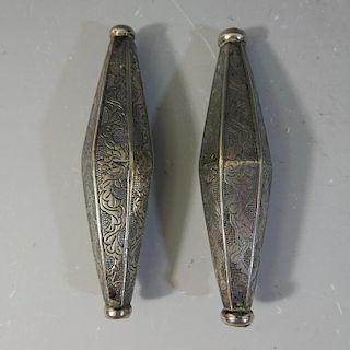 PAIR OF CHINESE SILVER OBJECT - 98 GRAMS