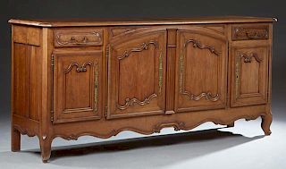 French Louis XV Style Carved Cherry Sideboard, 20t