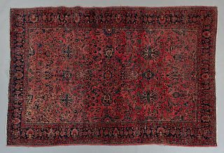 Persian Semi-Antique Sarouk Carpet, 7' 2 x 10' 5.