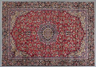 Semi Antique Persian Ispahan Carpet, 8' 9 x 12' 4