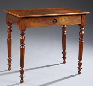 French Louis Philippe Style Carved Walnut and Elm