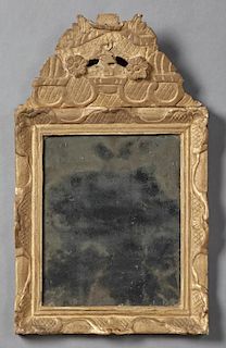 French Louis XV Style Giltwood Mirror, early 20th