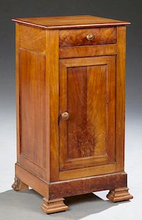 French Louis Philippe Carved Cherry Nightstand, 19