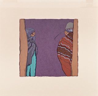 Amado Pena, "La Mirada," 1981, print, 31/65, penci