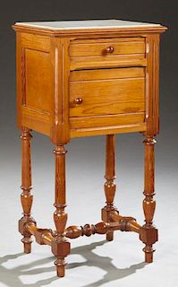 French Provincial Louis Philippe Style Carved Pine