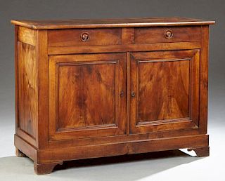 French Louis Philippe Carved Walnut Sideboard, c.