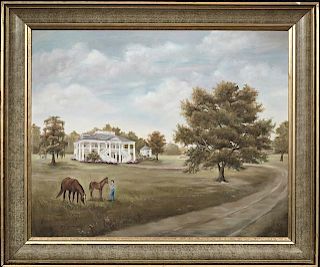 Joy Blanchard, "Louisiana Plantation Home," 20th c