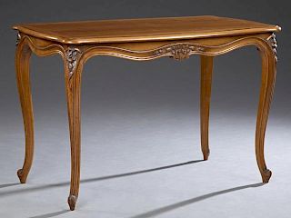 French Louis XV Style Carved Beech Center Table, 2