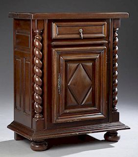 French Louis III Style Carved Walnut Confiturier,