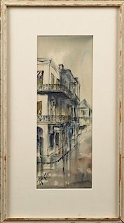 Robert M. Rucker (1932-2001), "French Quarter Stre