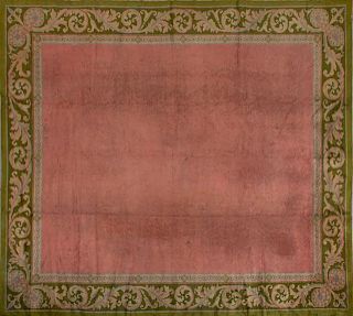 Turkish Oushak Carpet, 15' 6 x 13' 4