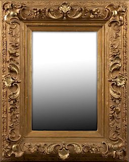 American Aesthetic Gilt and Gesso Mirror, c. 1880,