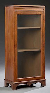 Late Victorian Carved Beech Bookcase, c. 1900, the