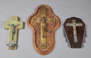 Group of Three Religious Items, early 20th c., con