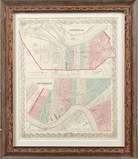 J.H. Colton, "The City of New Orleans," and "The C