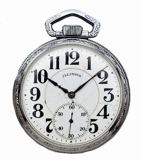 Illinois A. Lincoln 21J Pocketwatch