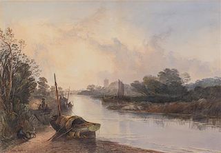 Louis Apol, (Dutch, 1850–1936), River Landscape