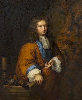 Caspar Netscher, (Dutch, 1639 - 1684), Portrait of a Gentleman