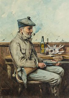 Edgar Samuel Paxson, (American, 1852–1919), After the Hunt, 1891