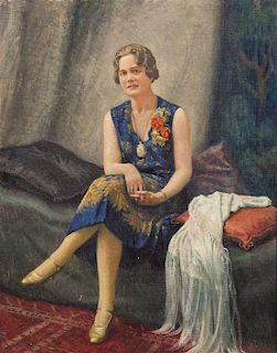 * Paul Fischer, (Danish, 1860–1934), Portrait of a Lady, 1927