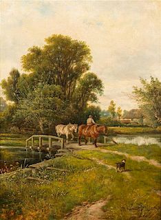 Claude L. Clark, (British, 19th century), Landscapes (a pair of works), 1888
