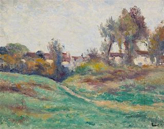 Maximilien Luce, (French, 1858-1941), Paysage d'lle-de-France, 1925