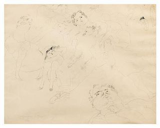 Jules Pascin, (French, 1885-1930), Sleepy Figures