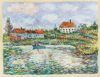 * Paul Emile Pissarro, (French, 1884–1972), Lakeside