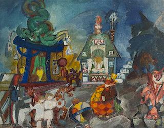 * Boris Izrailovich Anisfeld, (Russian, 1879–1973), Circus