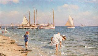 * Richard Loud, (American, b. 1942), Jetties Beach, Nantucket