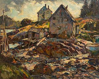 * William Lester Stevens, (American, 1888-1969), Creeds Cove, Mass.