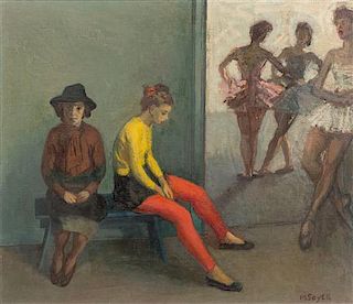 Moses Soyer, (American, 1899–1974), The Dancers (The Ballet Studio)