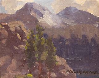Edgar Alwin Payne, (American, 1883-1947), Study for a Sierra Landscape