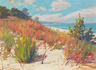 Frank Dudley, (American, 1868-1957), Beach Front