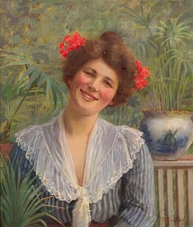 Pauline Palmer, (American, 1867–1938), Portrait of a Woman