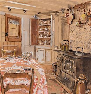 Walter Gay, (American, 1856–1937), Kitchen Interior