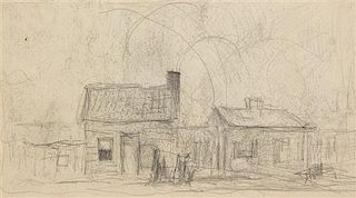 * Walter Biggs, (American, 1886–1968), A Group of Five Exterior Sketches