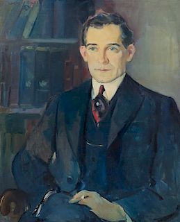 * Walter Biggs, (American, 1886-1968), Portrait of John Peter Saul