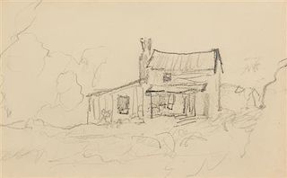 * Walter Biggs, (American, 1886–1968), Group of Five Exterior Sketches