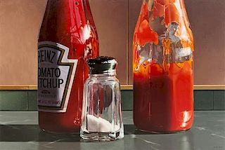 Ralph Goings, (American, b. 1928), Double Ketchup, 1996-97