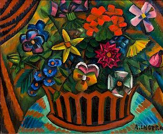 Andre Lhote, (French, 1885–1962), Bouquet de fleurs, 1911