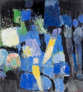 Arthur Osver, (American, 1912-2006), Blue Haven, 1959