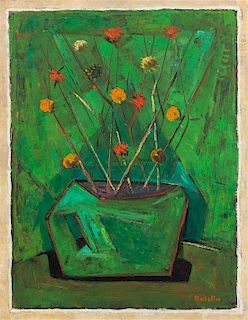 Angel Botello, (Puerto Rican, 1913-1986), Still Life, 1965