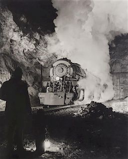 O. Winston Link, (American, 1914-2001), Montgomery Tunnel Near Christiansburg, Virginia, 1957